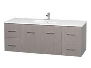 Single Bathroom Vanity with Undermount Square Sink