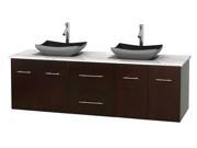 Double Bathroom Vanity in Espresso