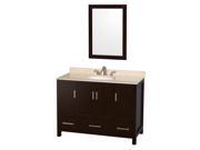 Eco friendly Single Bathroom Vanity with Marble Top