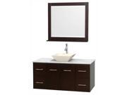 2 Pc Vanity Set in Espresso Finish