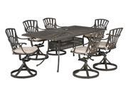 Largo 7 Pc Outdoor Rectangle Dining Set with Cushion