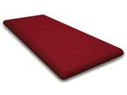 43.5 in. Seat Cushion in Logo Red