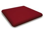 17 in. Seat Cushion in Logo Red