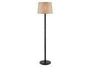 Floor Lamp with Rattan Shade