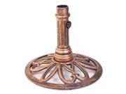 Round Umbrella Base in Bronze