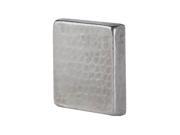 2 in. Nickel Plated Hammered Copper Tile