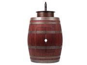 Wine Barrel Vanity with Sink and Faucet in Cabernet Finish