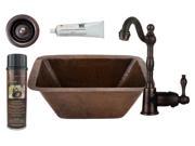 Traditional Rectangular Prep Sink with Faucet and Accessories