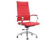 Sopada High Back Conference Office Chair in Red