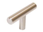 1.5 in. Cabinet Knob in Stainless Steel Finish