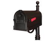 9 in. Curbside Mailbox in Black