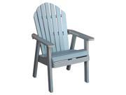 Outdoor Deck Chair in Coastal Teak Finish