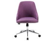 Carnegie Desk Chair in Purple