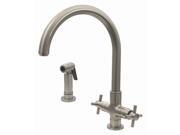 Luxe 10.25 in. Kitchen Faucet Brushed Nickel PVD