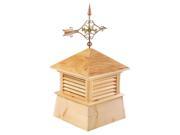 26 in. Square Kent Wood Cupola with Cottage Victorian Arrow