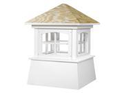Brookfield Cupola in White and Natural Finish 22 in. L x 22 in. W x 30 in. H 59 lbs.