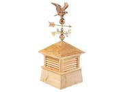 30 in Square Kent Wood Cupola with Standard American Eagle