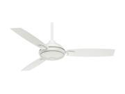 Damp Ceiling Fan in White