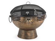 Oversized Eagle Fire Bowl with Spark Screen