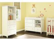 Changing Table with Shelving Unit