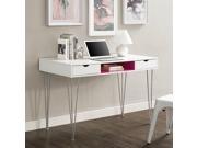 48 in. Accent Computer Desk in Hot Pink