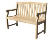 Vifah Renaissance Eco friendly Outdoor Wooden Garden Bench