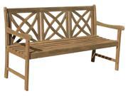 Vifah Renaissance Eco Friendly Outdoor Classic Garden Bench