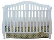 4 in 1 Convertible Crib in White Finish