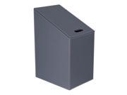 15.8 in. Laundry Basket in Dark Grey