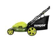20 in. Electric Lawn Mower in Green and Black