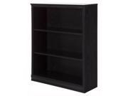 3 Shelf Bookcase in Black Oak Finish