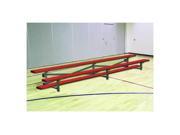 2 Row Powder Coated Tip and Roll Bleacher 7.5 ft. L 75 lbs.