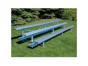 3 Row Aluminum Bleacher Aluminum 21 ft. L 340 lbs.