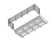 5 Row Universal Enclosure for Bleacher 27 ft. L 300 lbs.