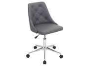Marche Height Adjustable Office Chair in Gray