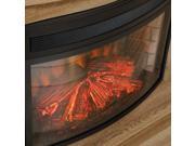 Paite 26 in. Curved Fireplace Insert