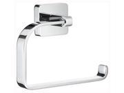 Toilet Roll Holder Without Lid in Polished Chrome Finish