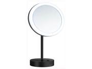 Dual Lighted Led Make Up Mirror in Polished Chrome Finish