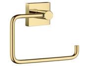 R. Roll Holder in Polished Brass Finish