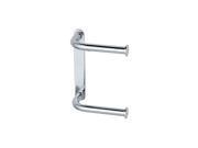 Double Toilet Paper Holder in Polished Chrome Finish