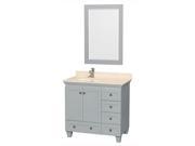 36 in. Single Bathroom Vanity with Undermount Square Sink