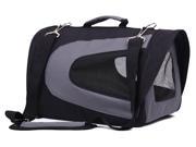 Iconic Pet FurryGo Universal Collapsible Pet Airline Carrier Black Small