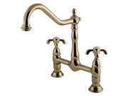 Classic Double Handle 8 in. Centerset Kitchen Faucet