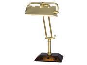 Table Lamp in Satin Brass Finish