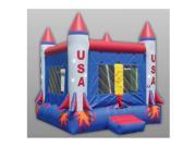 Inflatable Rocket Ship II Commercial Grade Bounce House 13 ft.