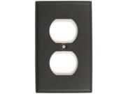 Oil Rubbed Bronze Single Recep Switchplate Pack of 5