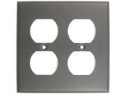 Oil Rubbbed Bronze Double Recep Switchplate Pack of 5