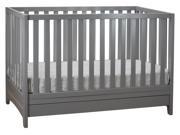 3 in 1 Convertible Crib in Gray Finish