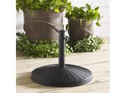 18 in. Round Umbrella Base in Black