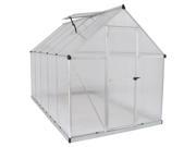 Hobby Greenhouse in Silver Finish 72.8 in. W x 120.5 in. D x 81.9 in. H 108 lbs.